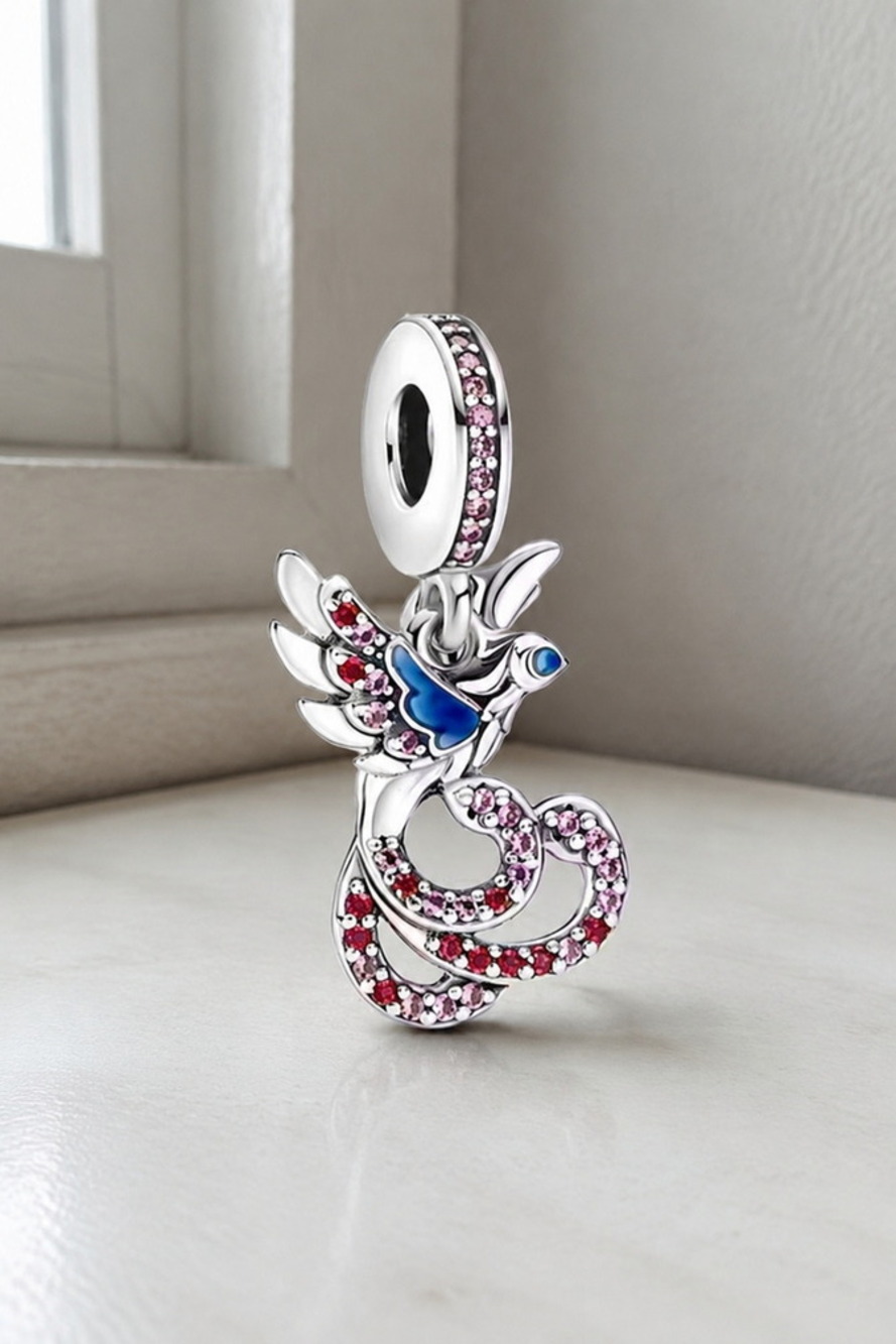 Pandora Sparkling Pink Hot Air Balloon Dangle Charm